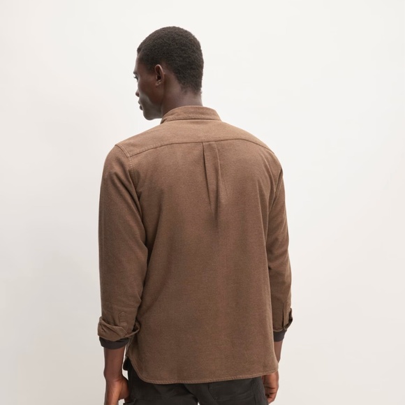 Everlane brown Brushed Flannel Button Up Shirt - small - Picture 3 of 5